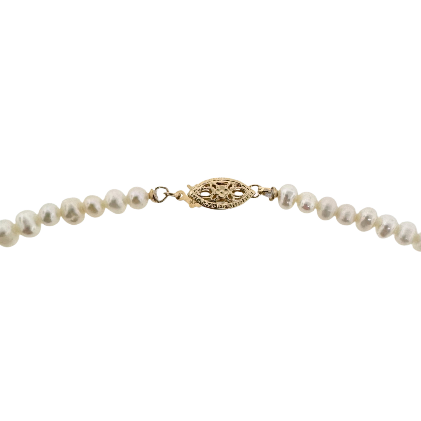 14k + Daughter's First Pearl Necklace Strand