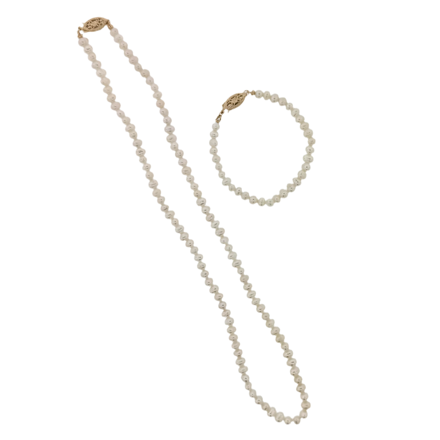 14k + Daughter's First Pearls Set