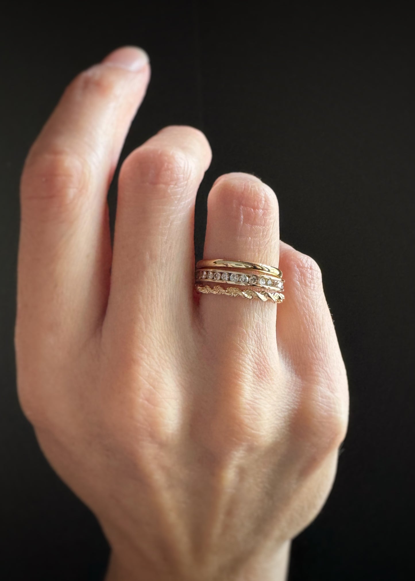 Estate 18k + Comfort Fit Band 1.8mm Size 7