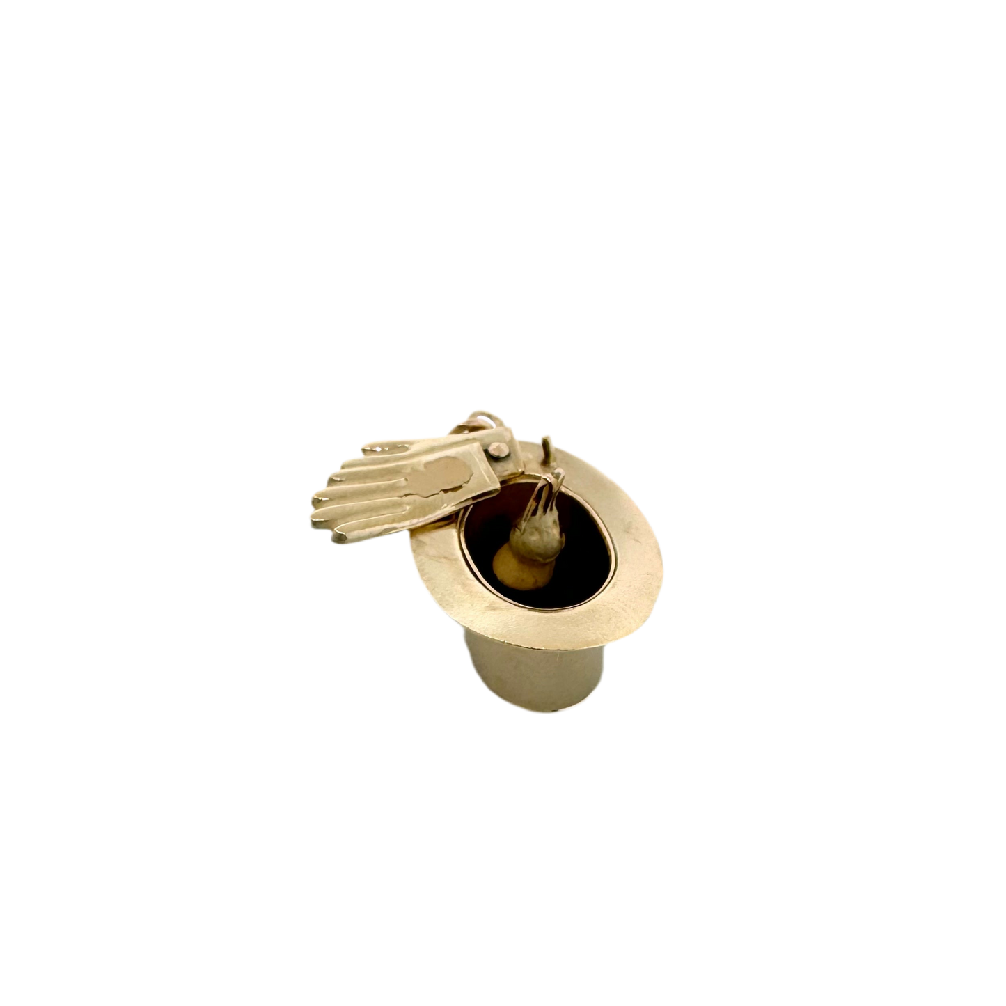 Estate 14k + Magician's Top Hat Charm