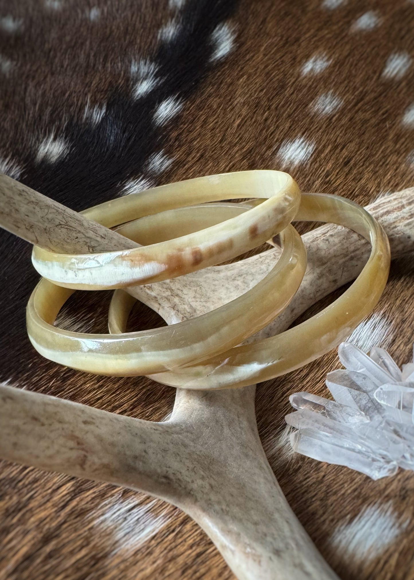 Horn Bangle Bracelet - Small