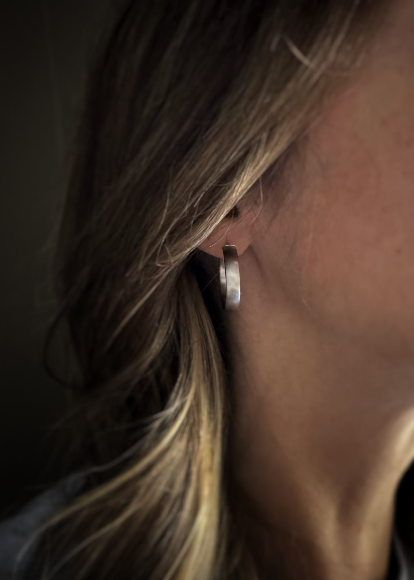Estate 14k + Classic Hoop Earrings