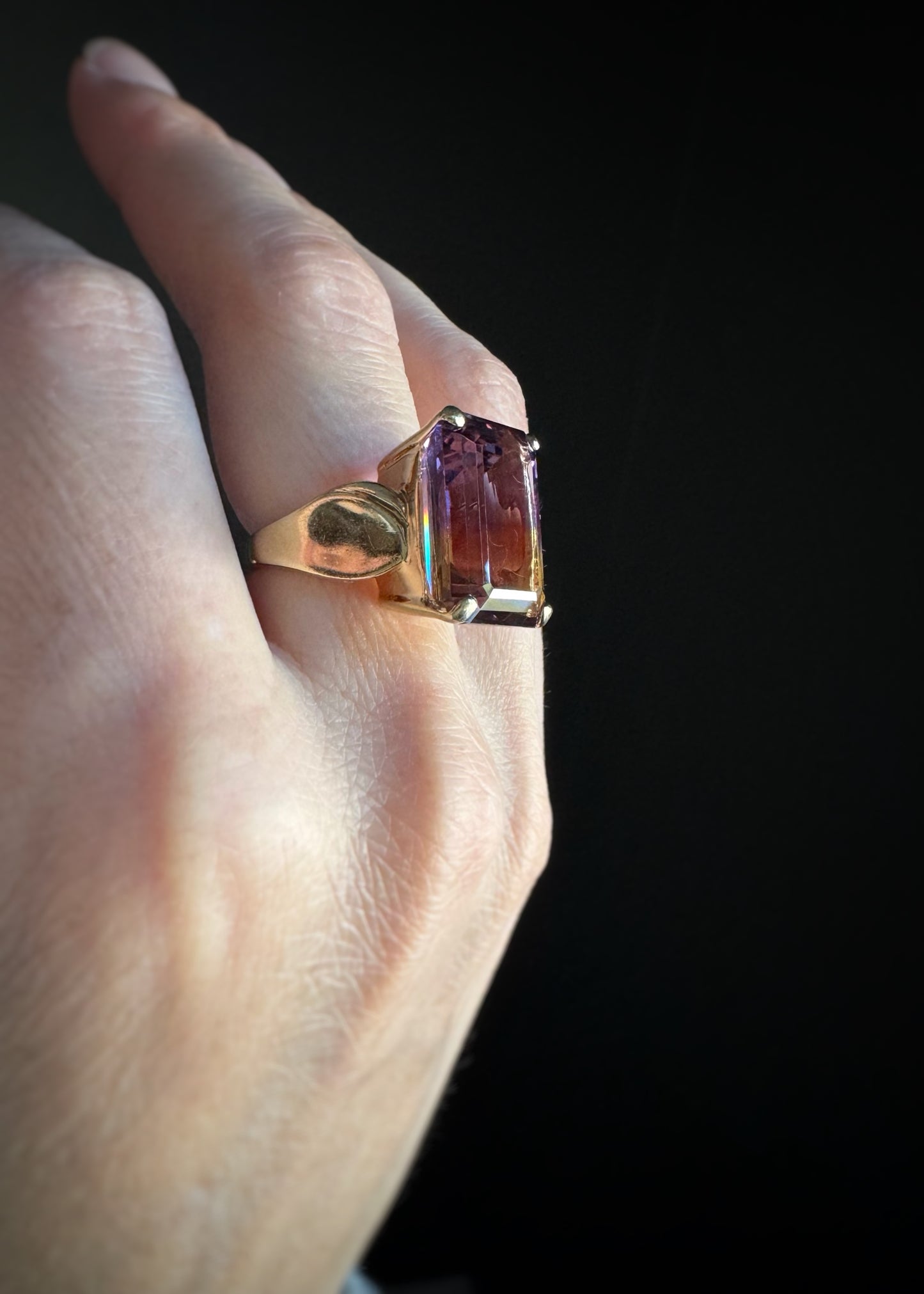 Estate 14k + Ametrine Cocktail Ring