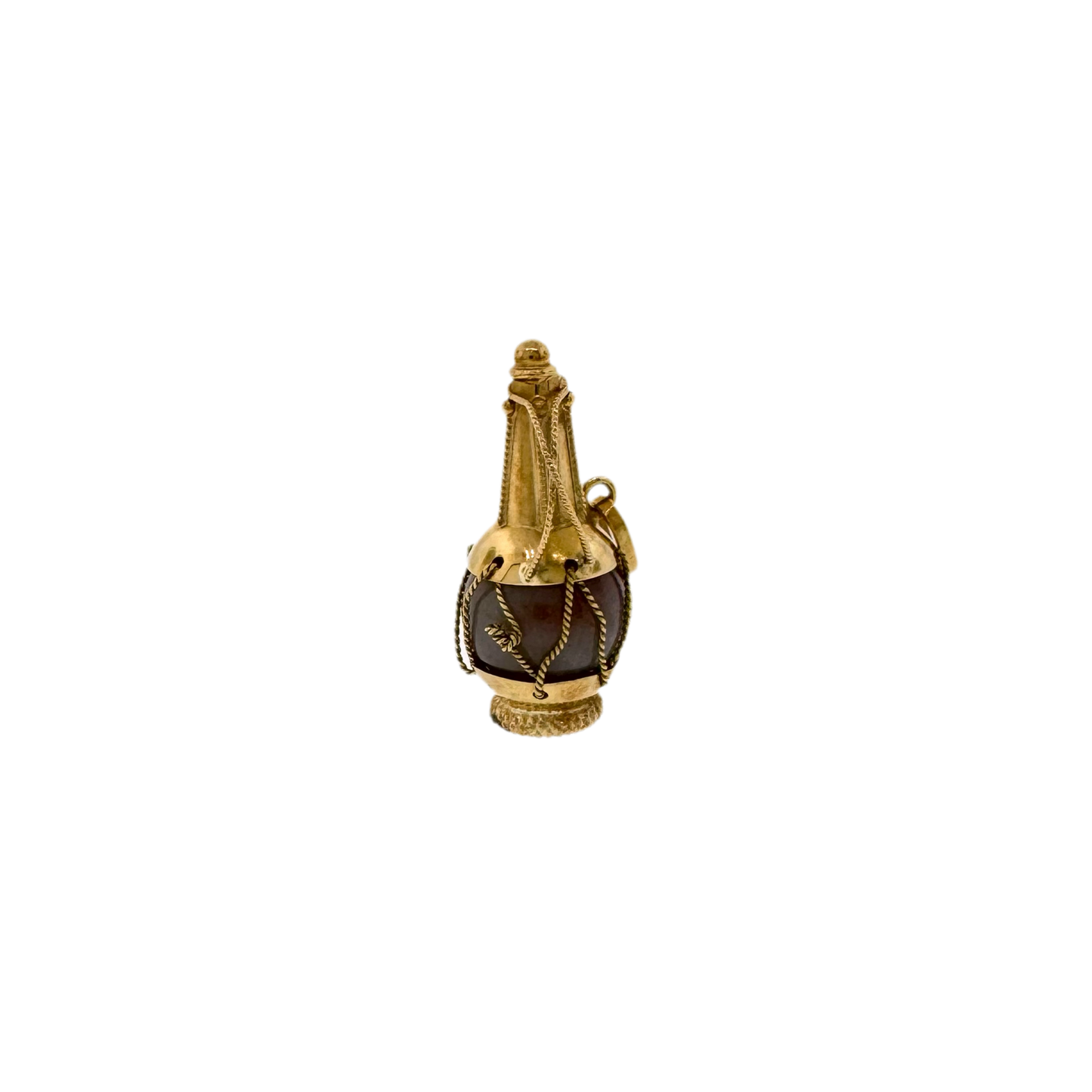 Estate 18k + Chianti Bottle Charm