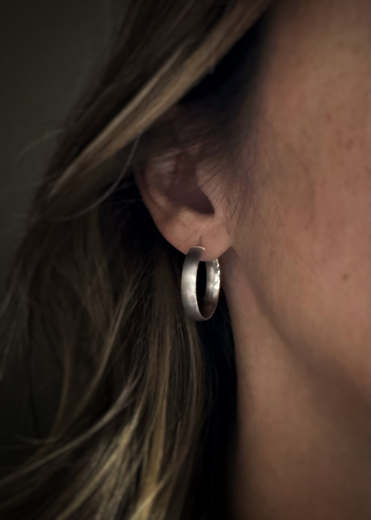 Estate 14k + Classic Hoop Earrings