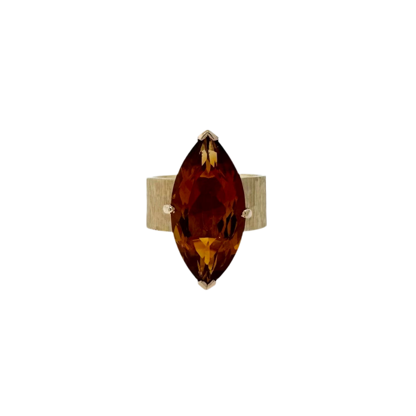 Estate 14k + Citrine Cocktail Ring