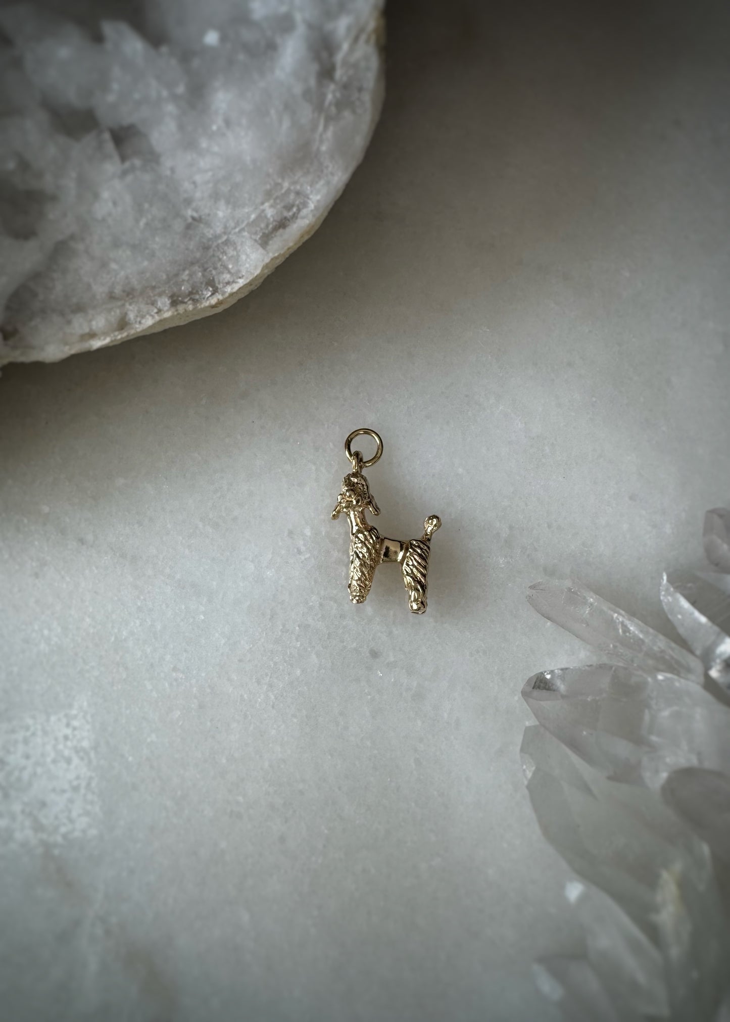 Estate 14k + Standard Poodle Dog Charm