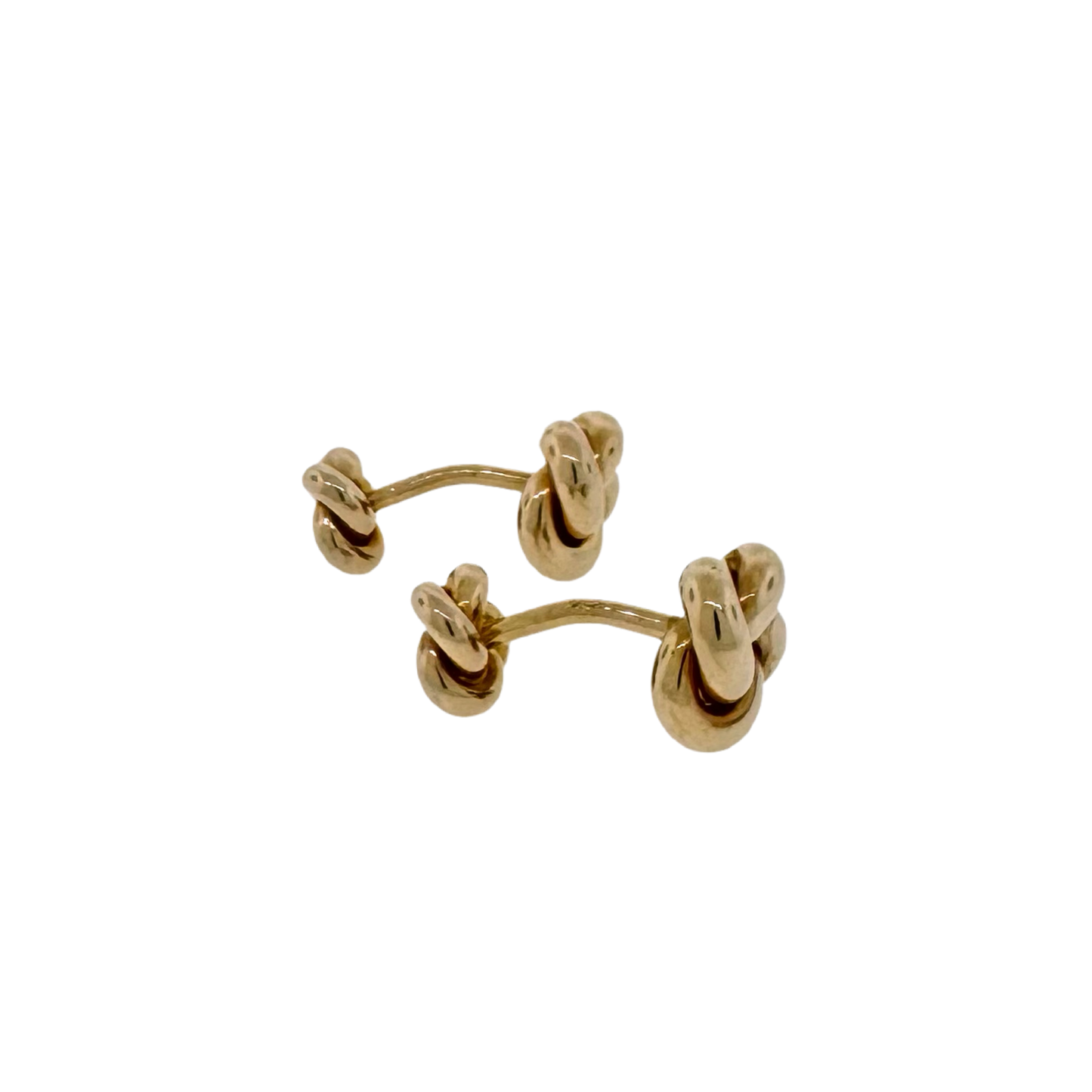 Estate 14k + Knot Tuxedo Cufflink Set