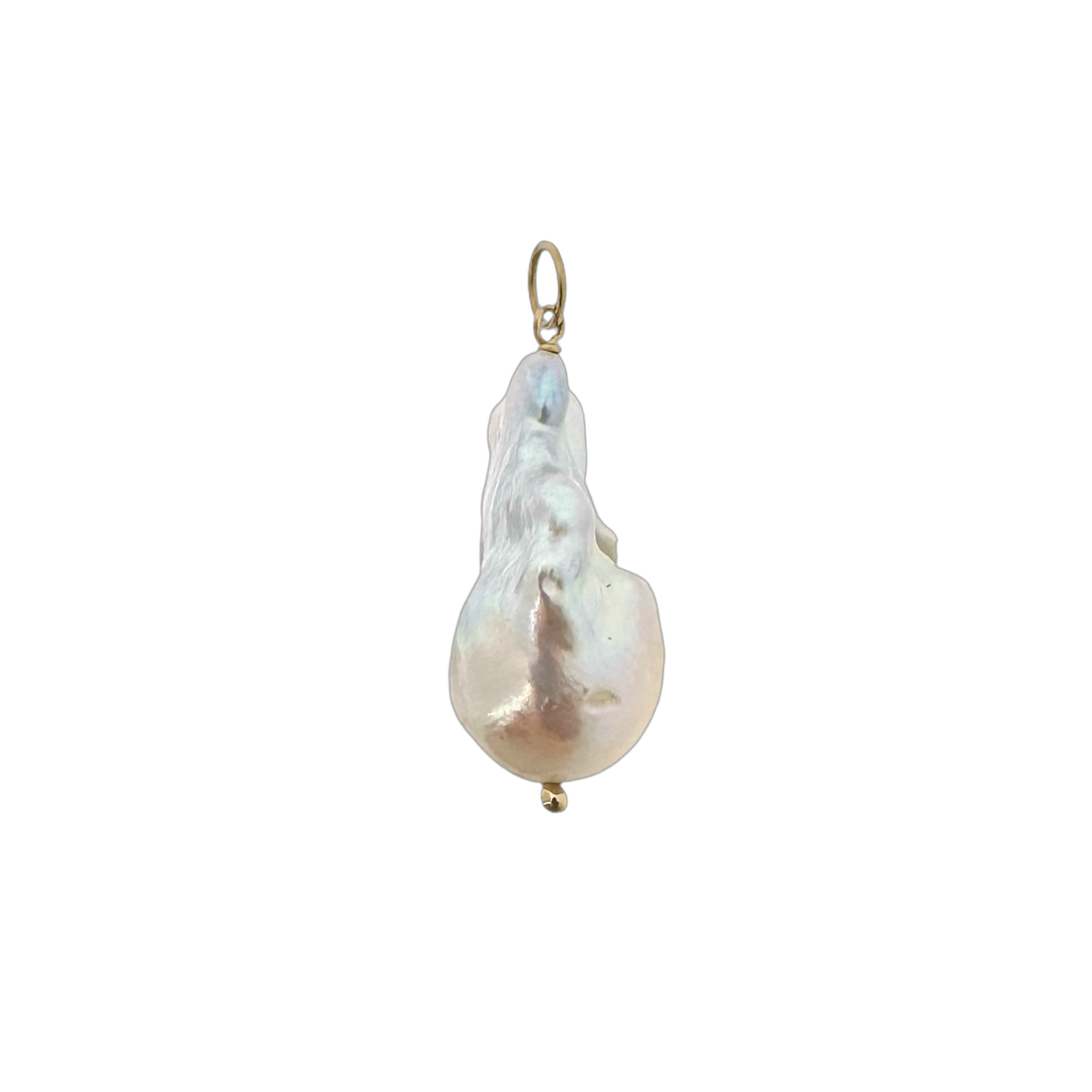 14k + Baroque Pearl Pendant