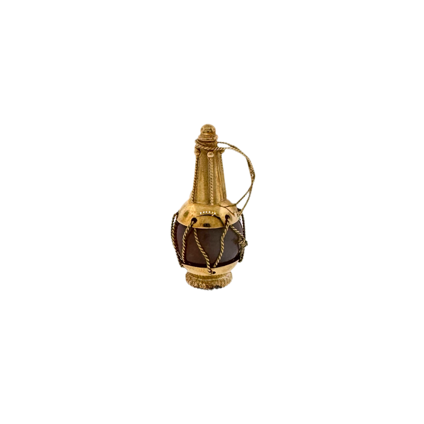 Estate 18k + Chianti Bottle Charm