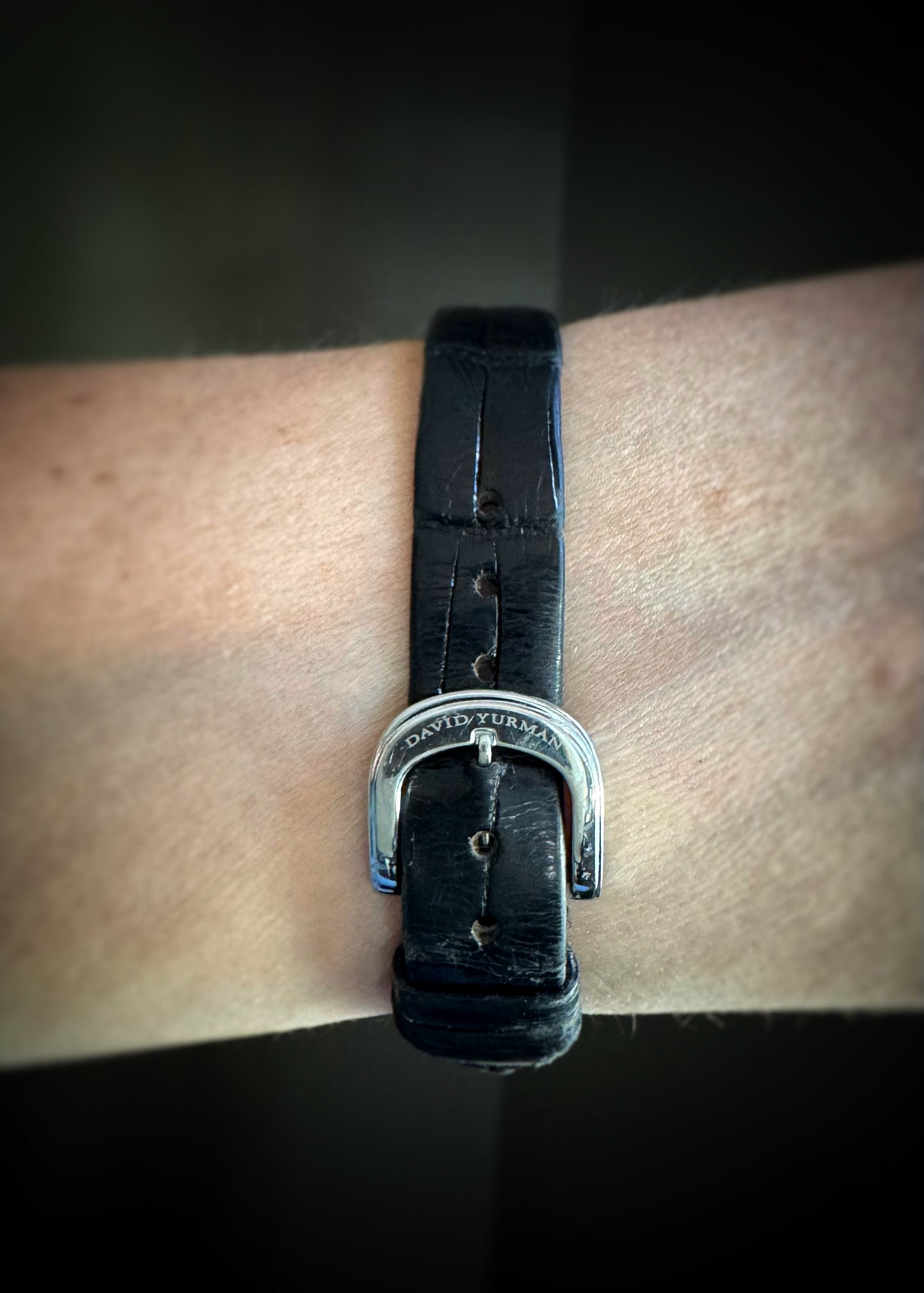 Estate Designer Sterling + Diamond Madison Watch