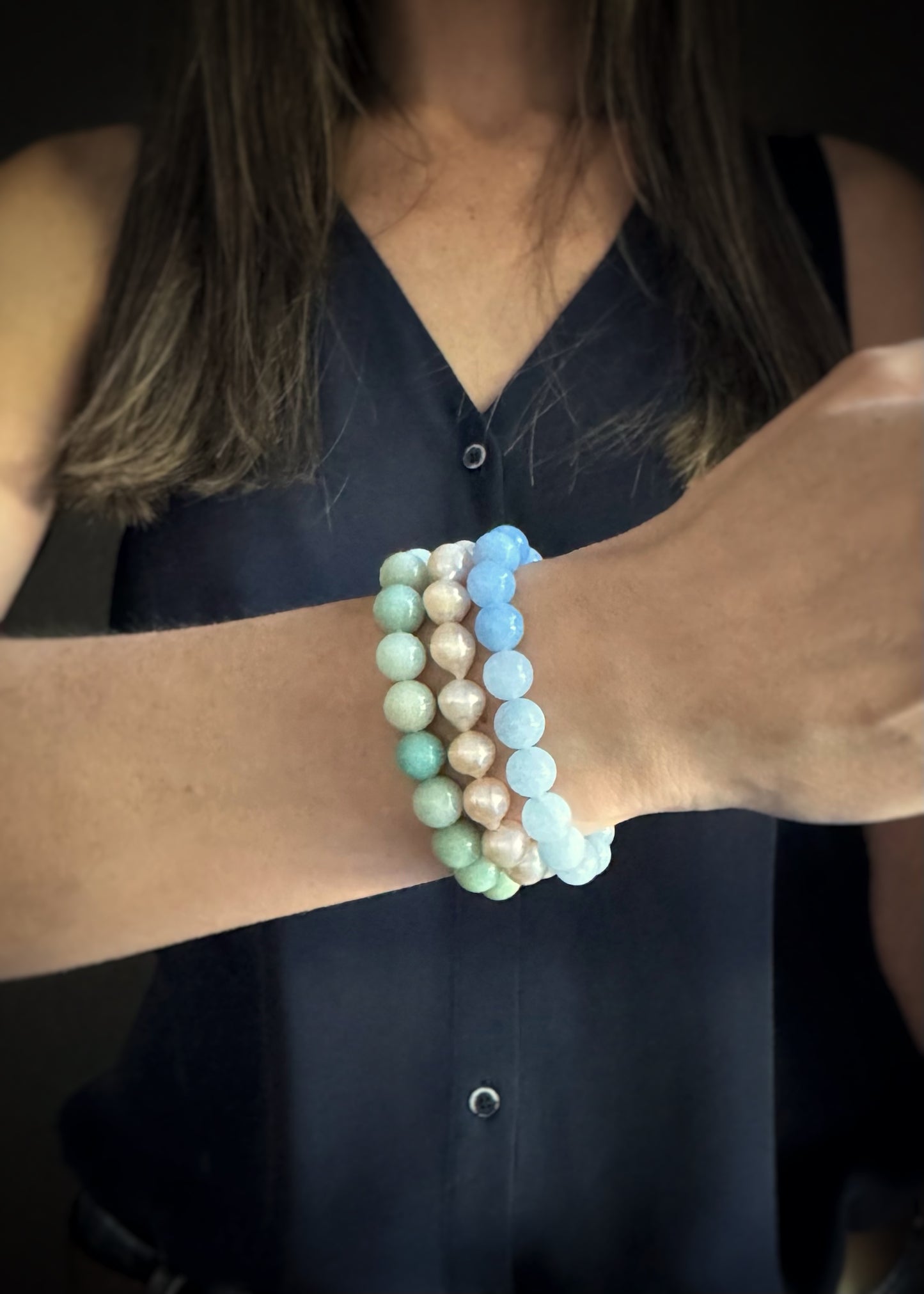 Baroque Pearl Stretch Bracelet