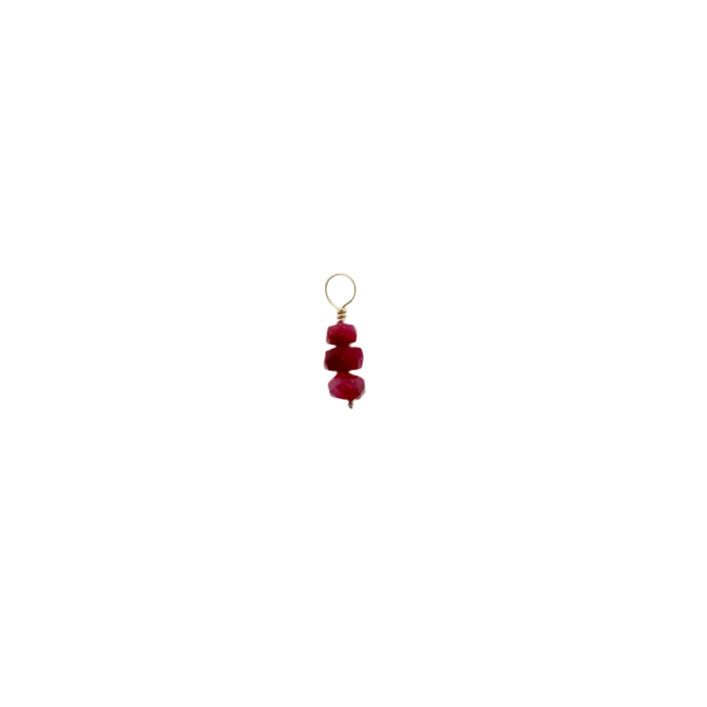 14k Mini Charm + Ruby