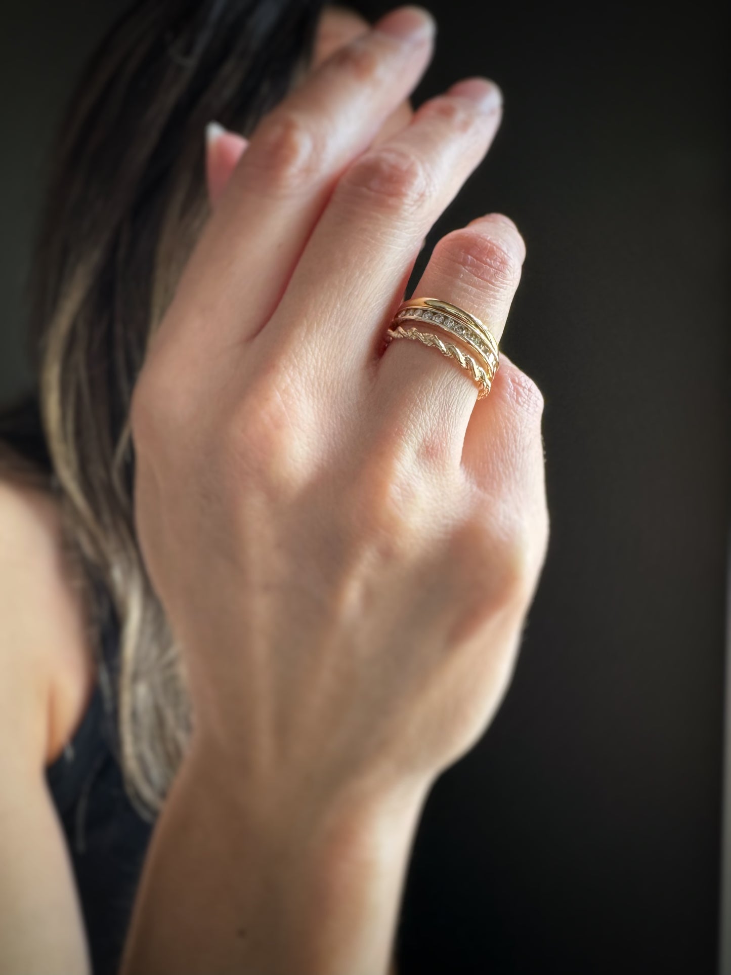 Estate 18k + Comfort Fit Band 1.8mm Size 7