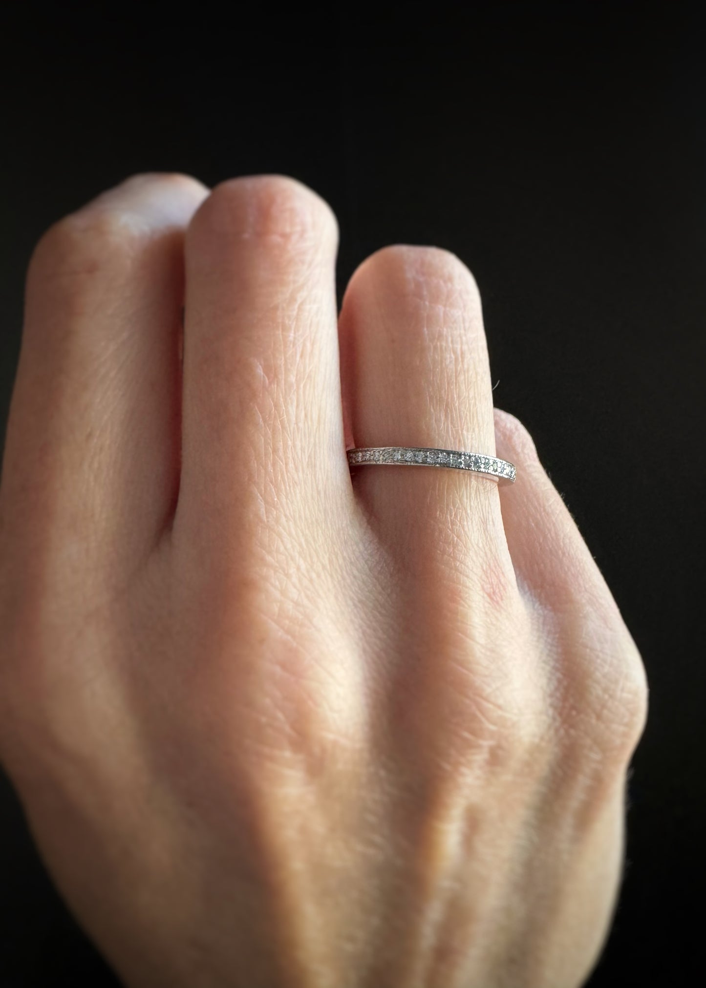 Estate Platinum + Diamond Band