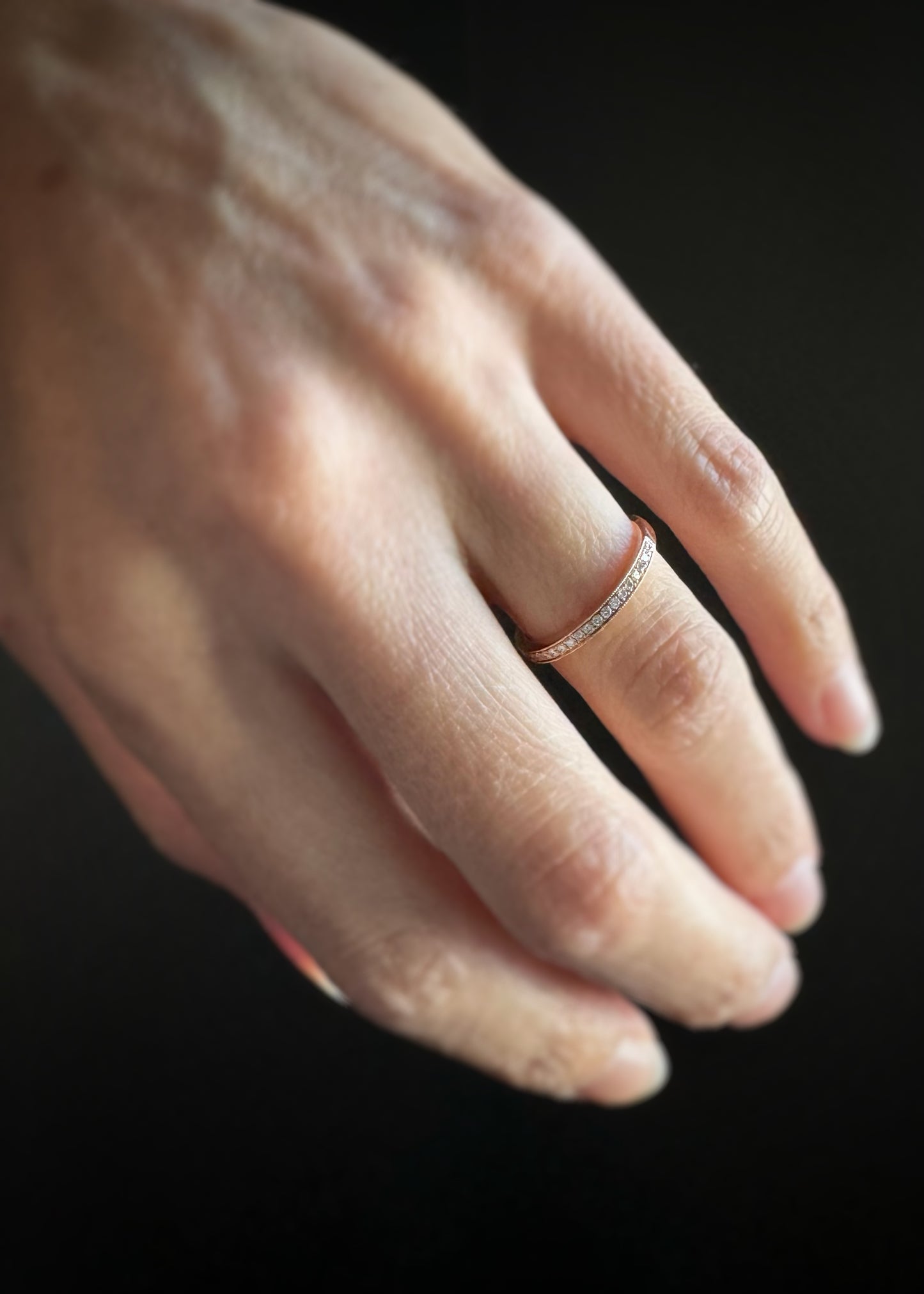 14k + Diamond Band