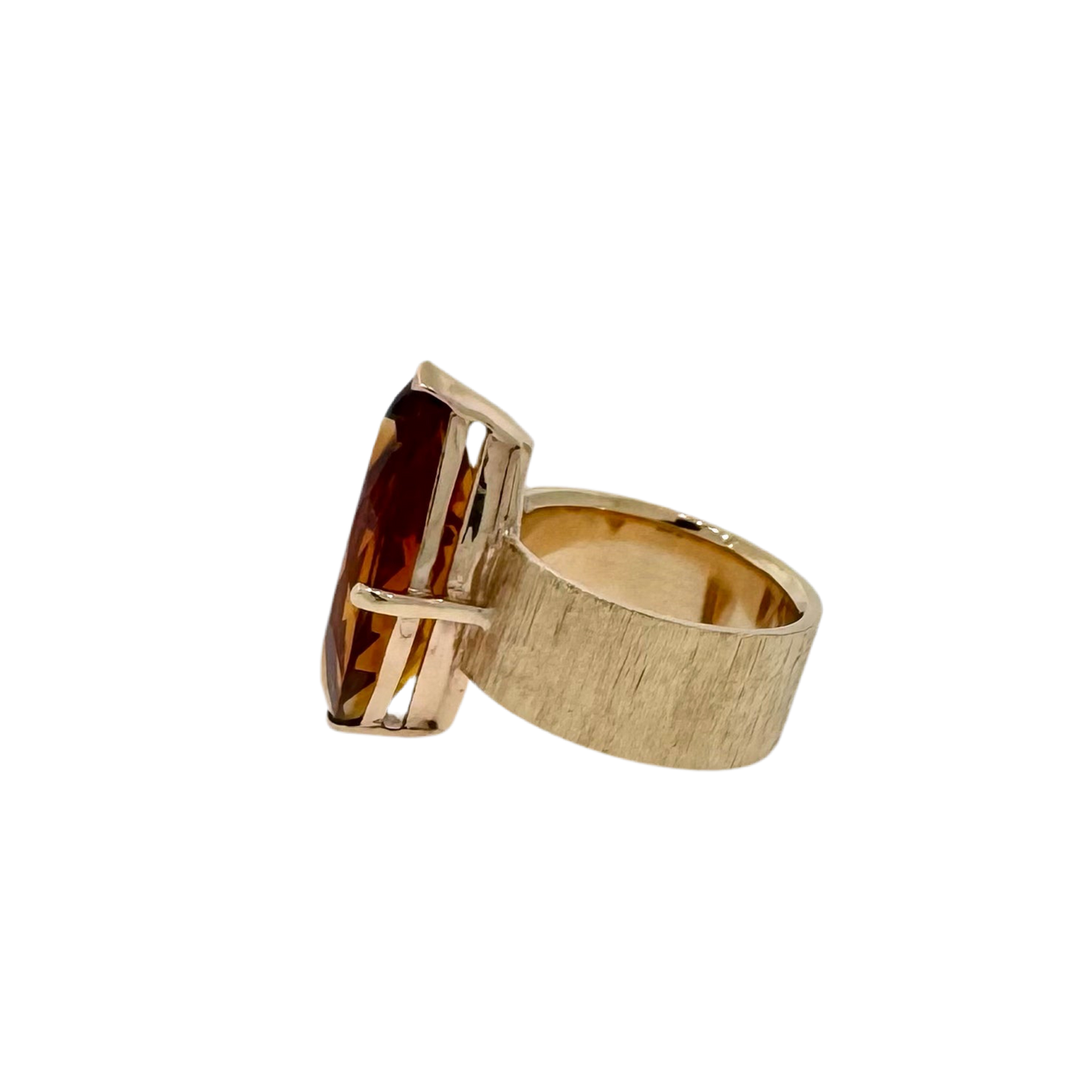 Estate 14k + Citrine Cocktail Ring