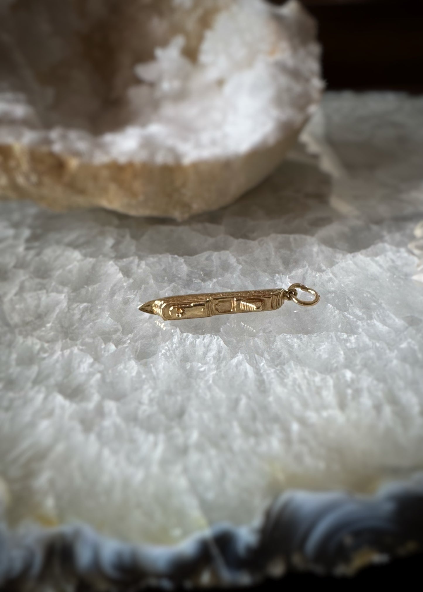 Estate 14k + Cruise Ship Charm (Silver Whisper)