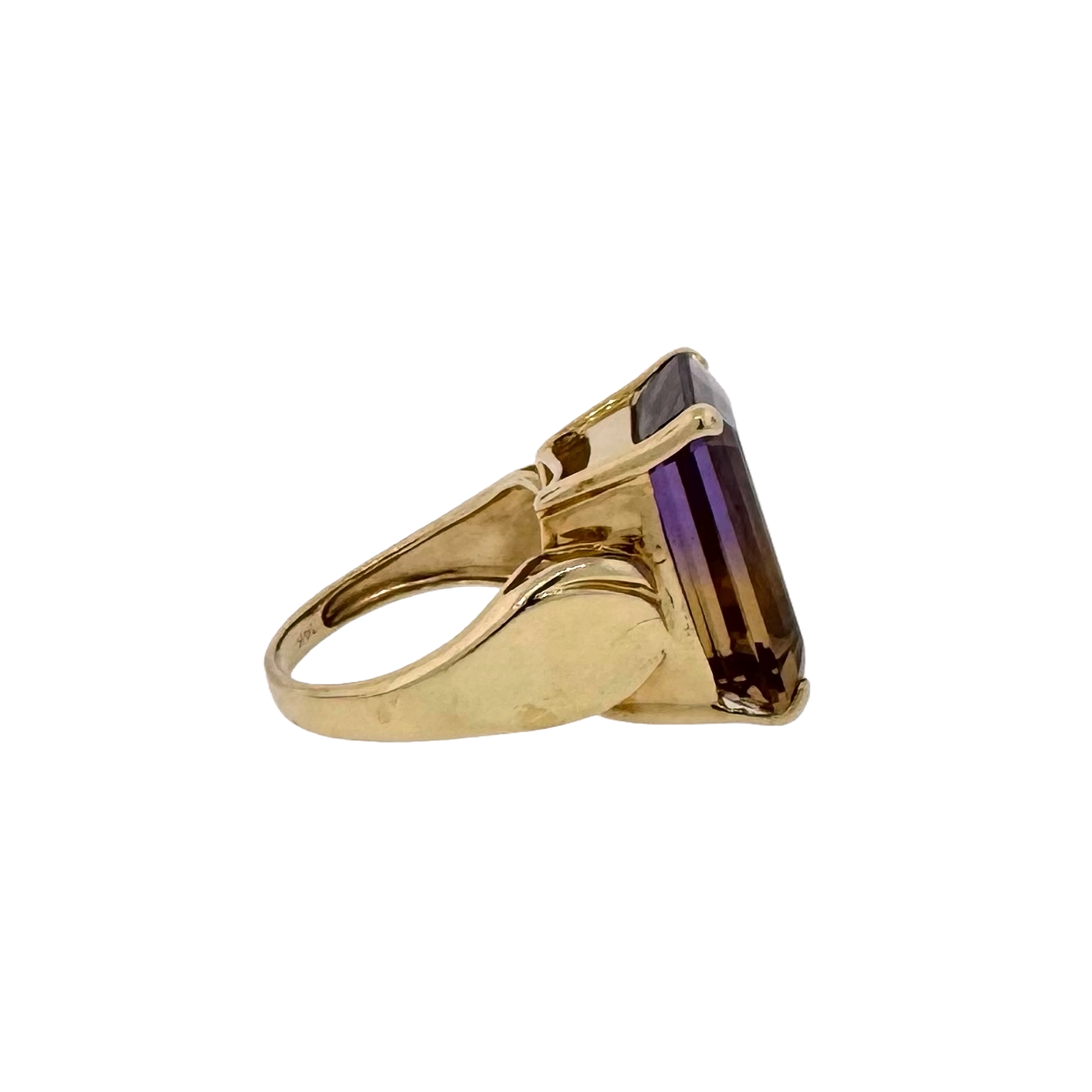 Estate 14k + Ametrine Cocktail Ring