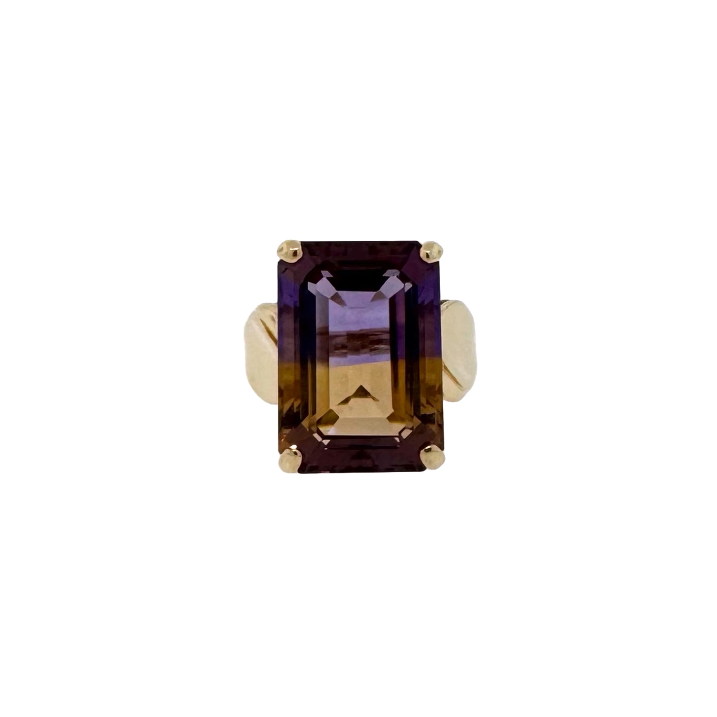Estate 14k + Ametrine Cocktail Ring