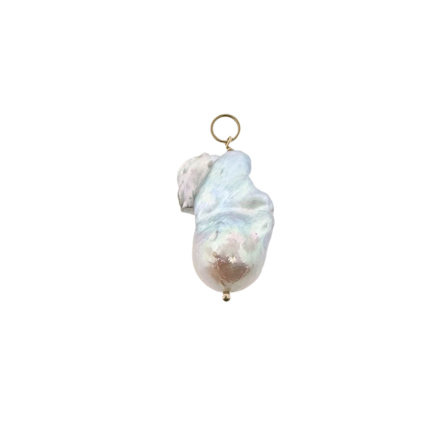 14k + Baroque Pearl Pendant