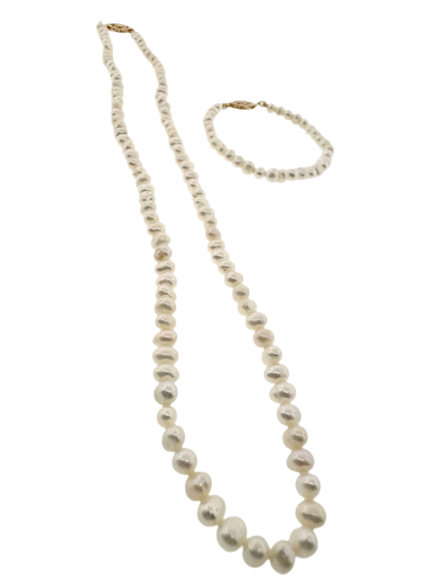 14k + Daughter's First Pearls Set