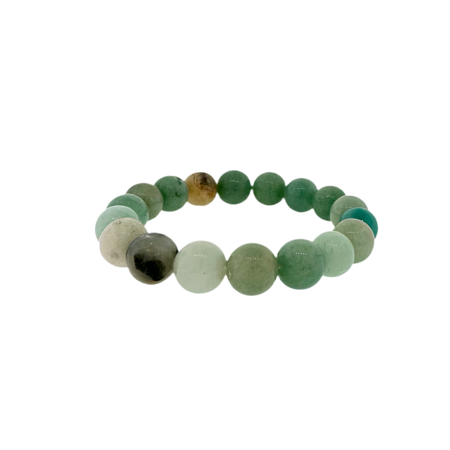 Smooth Aventurine Bead Stretch Bracelet