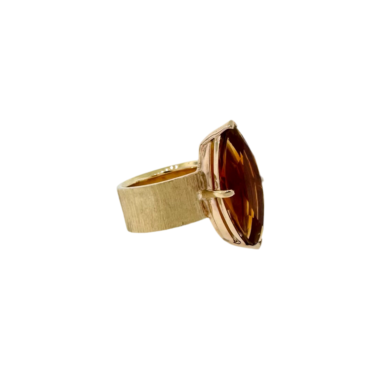 Estate 14k + Citrine Cocktail Ring