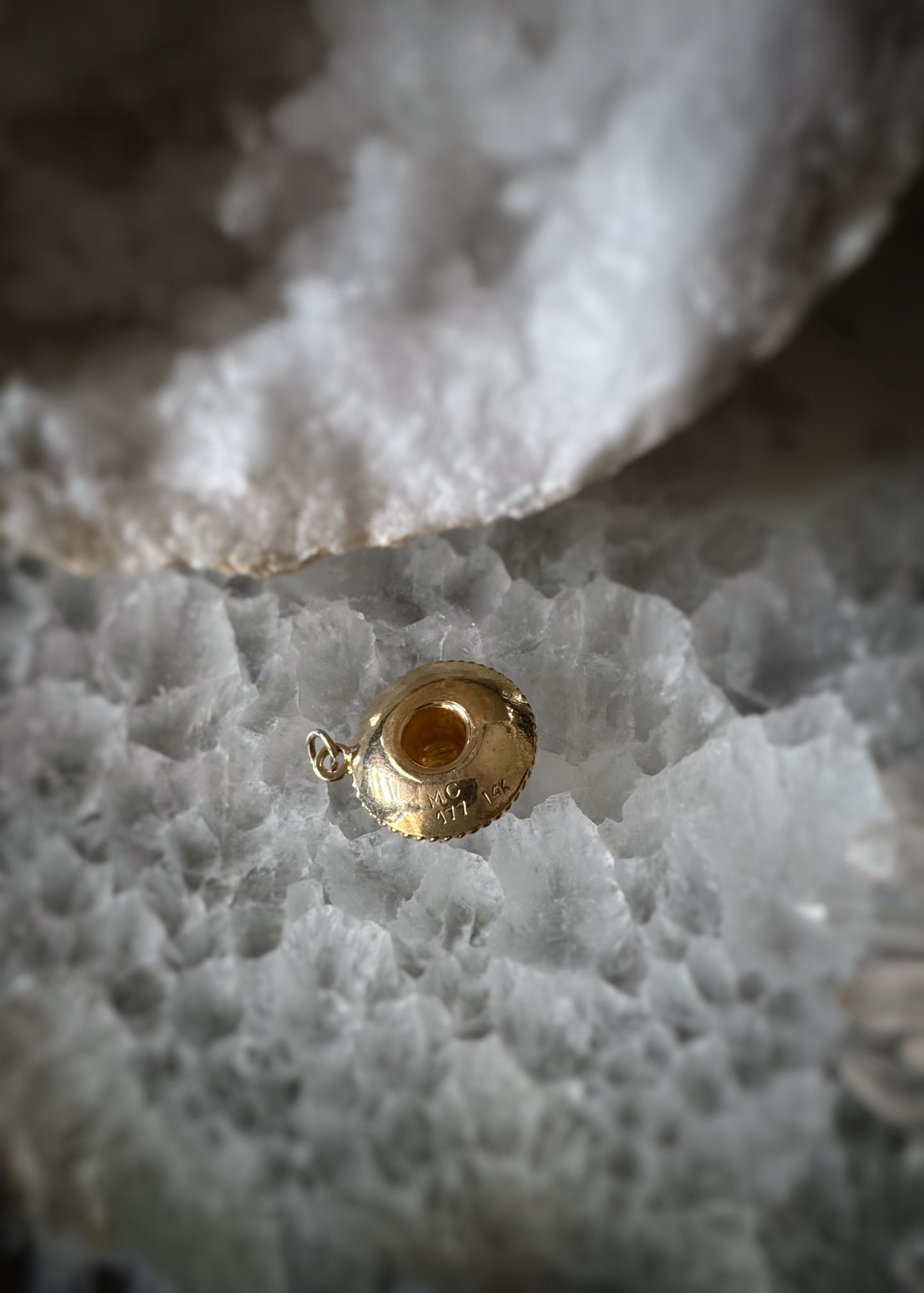 Estate 14k + Sombrero Charm