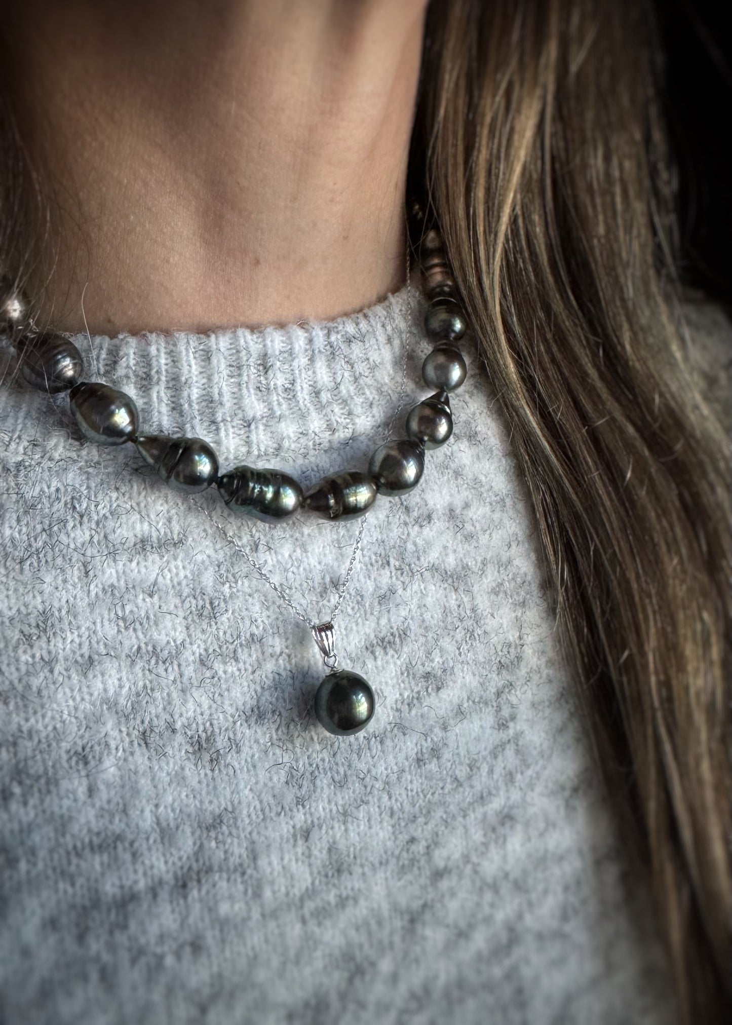 Tahitian Baroque Pearl Necklace