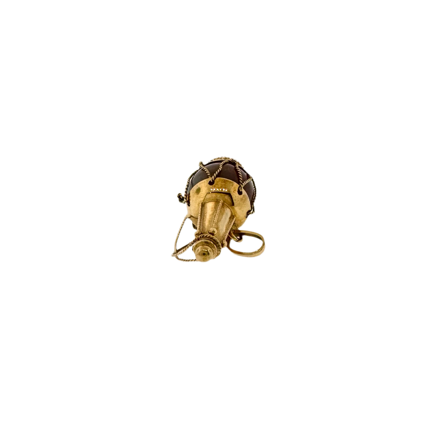 Estate 18k + Chianti Bottle Charm