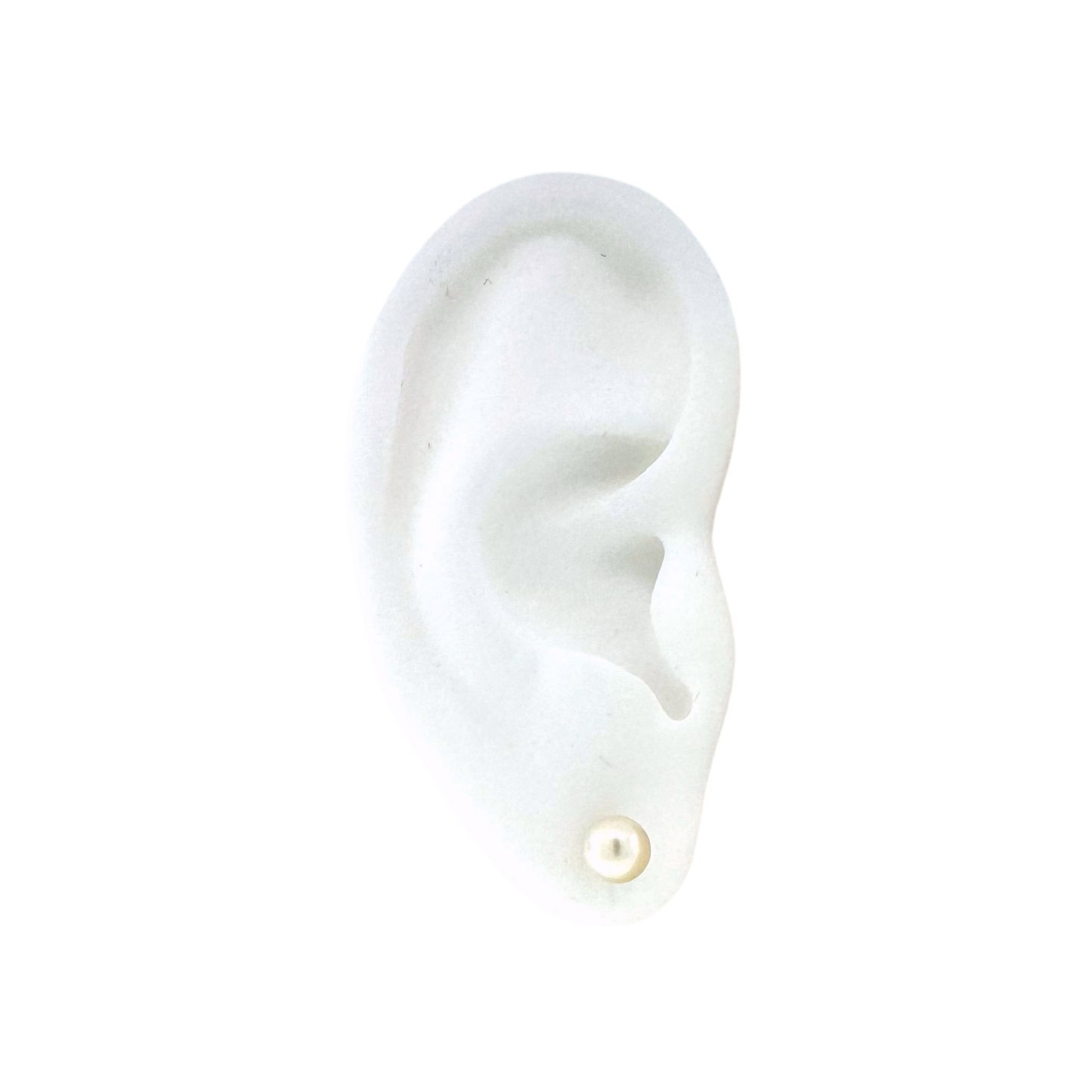 14k + 6mm Pearl Stud Earrings