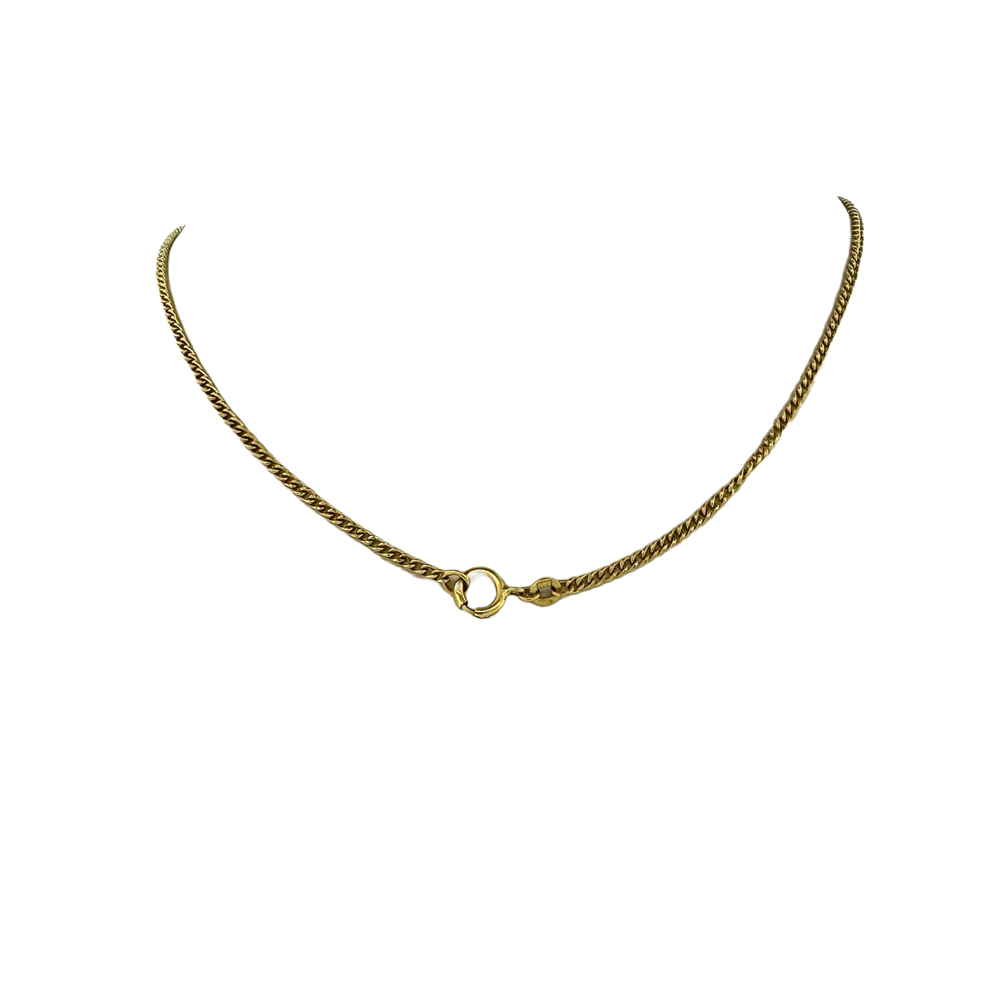 Estate 18k + Lapis Station Necklace