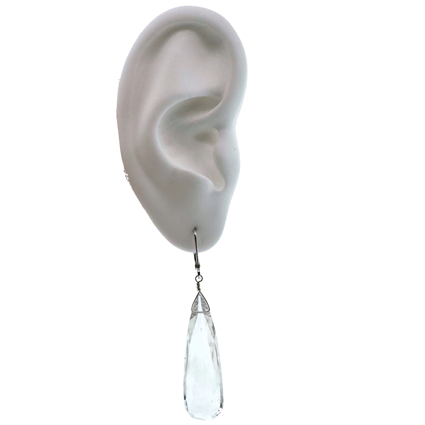 14k + Quartz Briolette Earrings XL