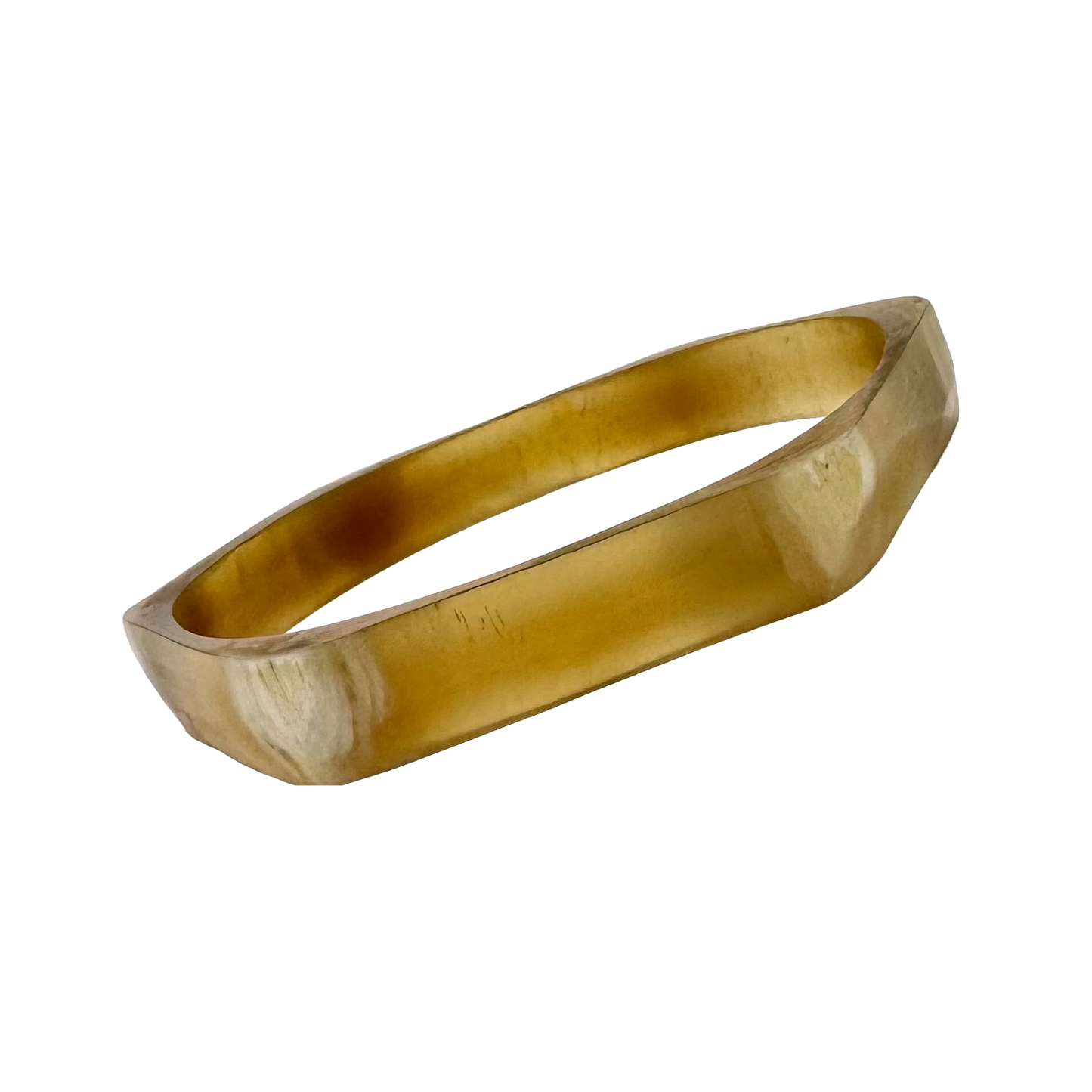 Horn Bangle Bracelet - Hexagon