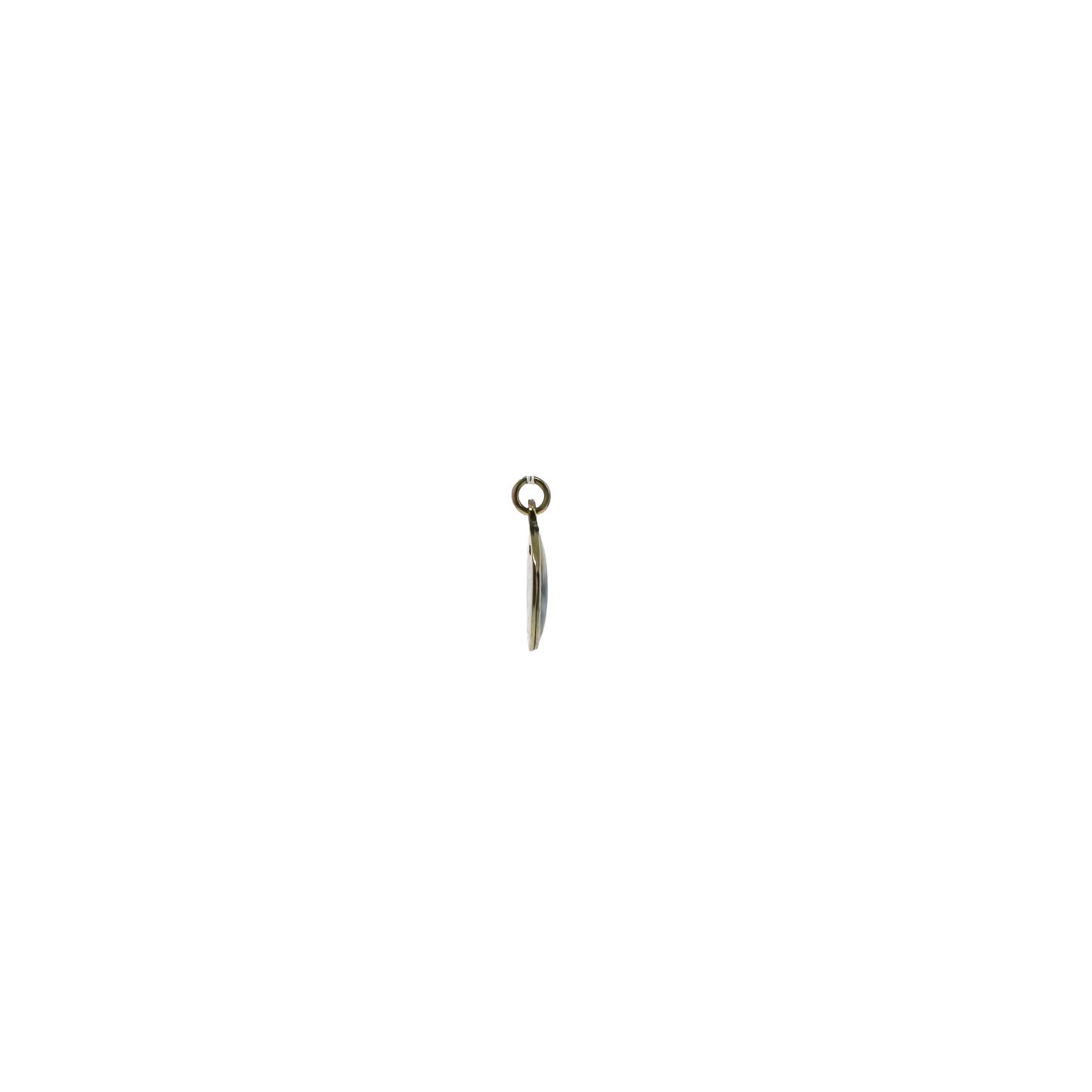 Estate 14k + Enameled Cherub Charm
