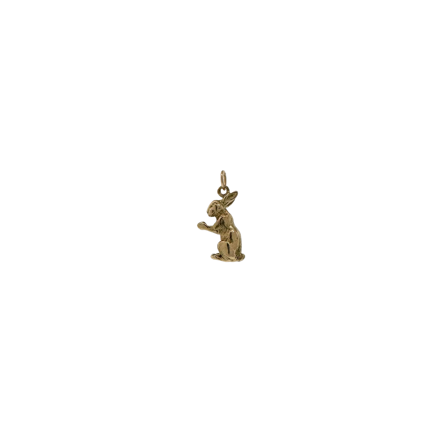 Estate 14k + Bunny Rabbit Charm
