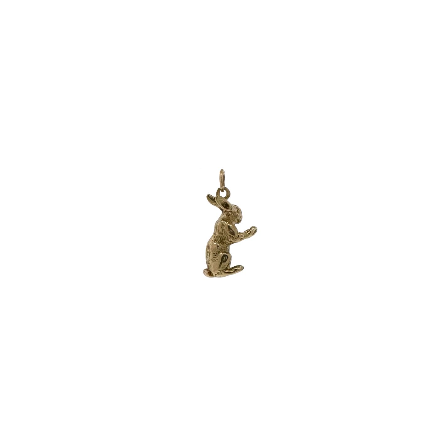 Estate 14k + Bunny Rabbit Charm