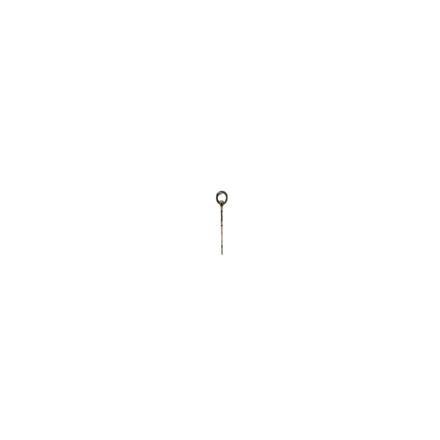 Estate 14k + Tiny Frenchie Dog Charm