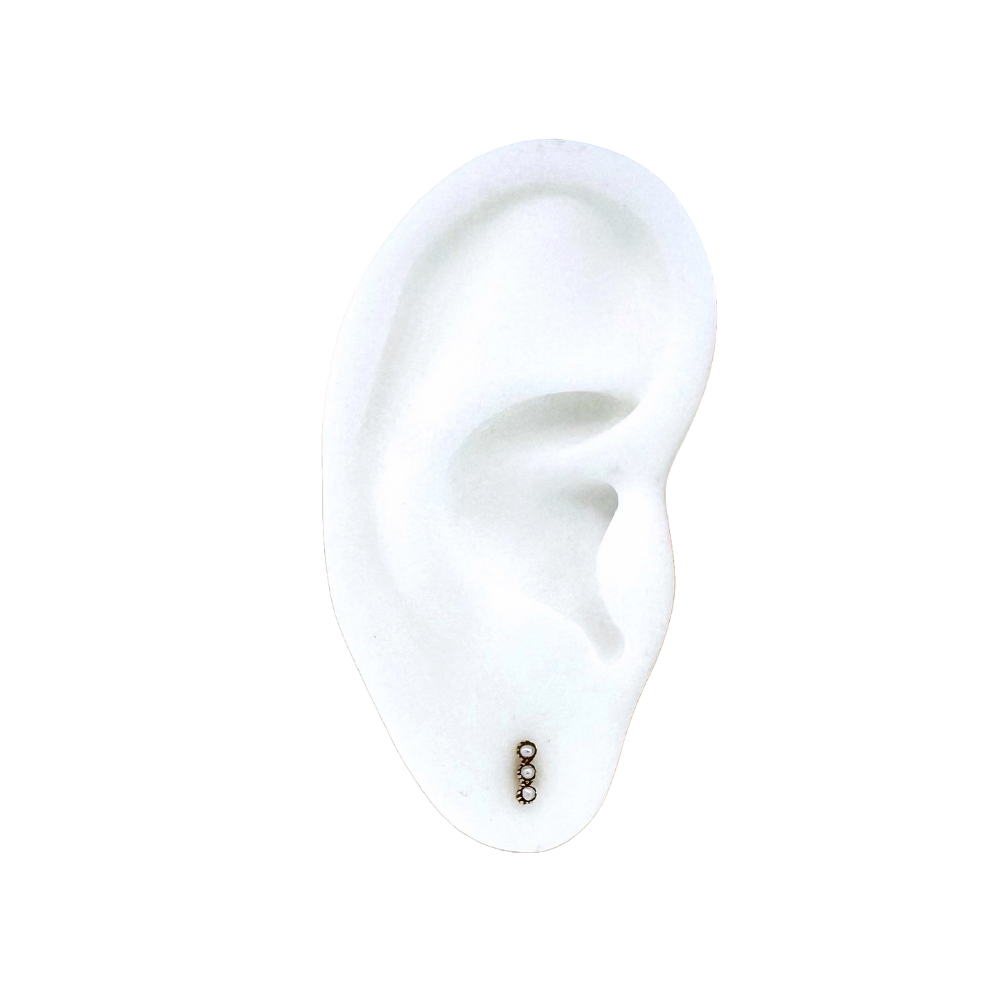 14k + Pearl Stick Earrings
