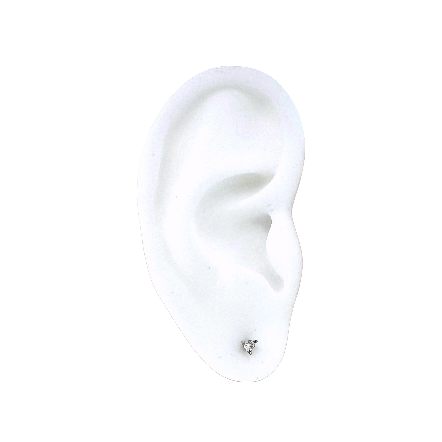 14k + Baby Diamond Stud Earrings