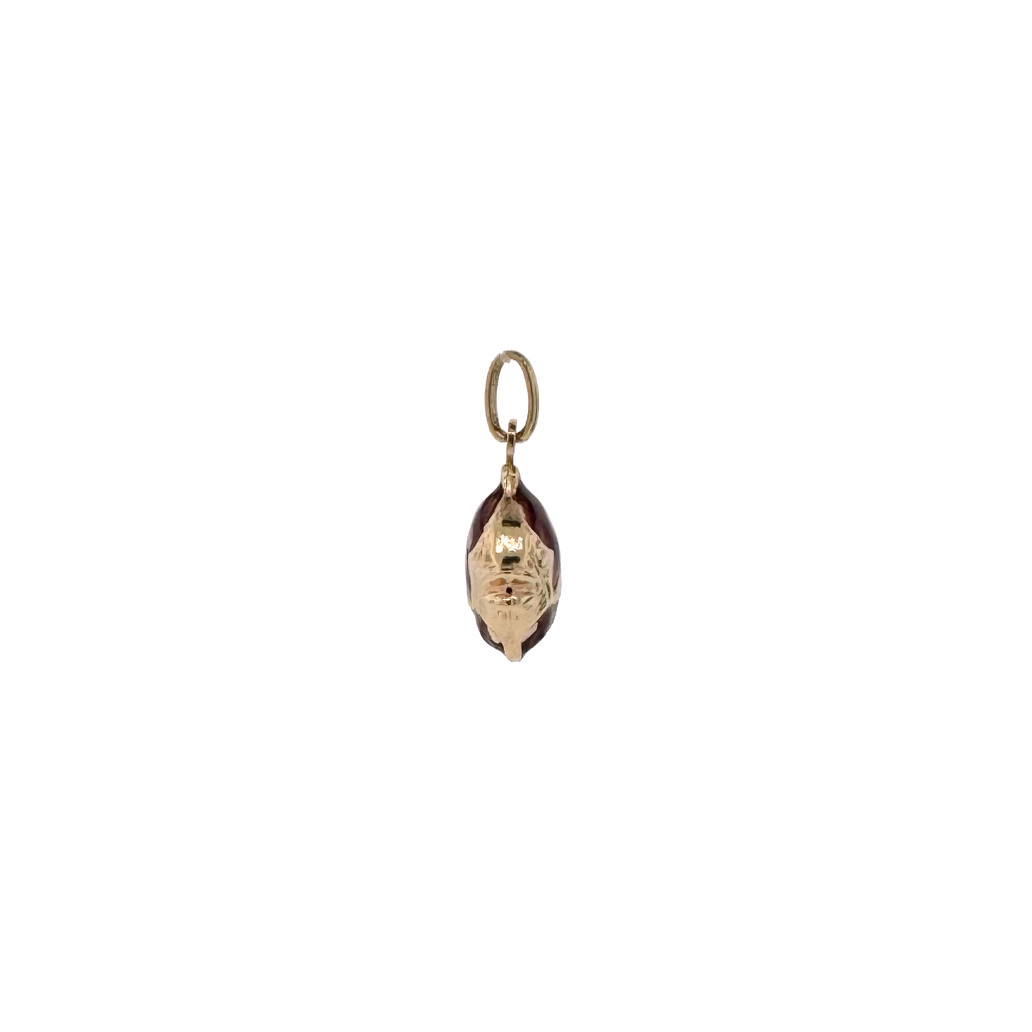 Estate 14k + Enameled Fish Charm