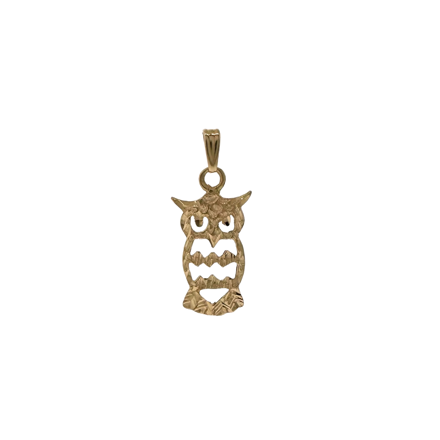Estate 14k + Owl Pendant Charm