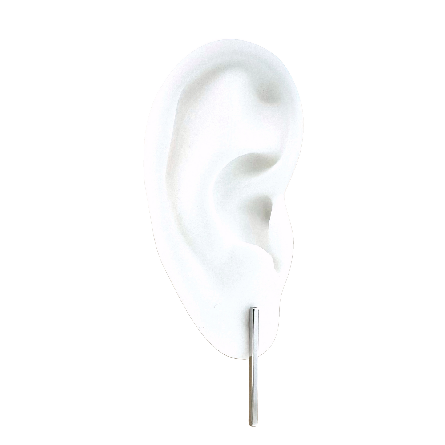 14k + Long Bar Stud Earrings