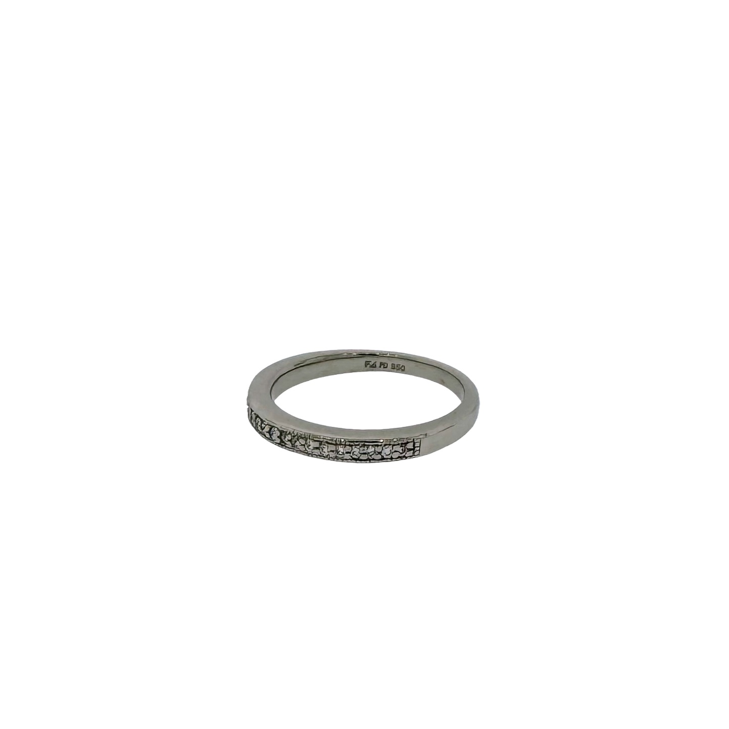 Estate Platinum + Diamond Band