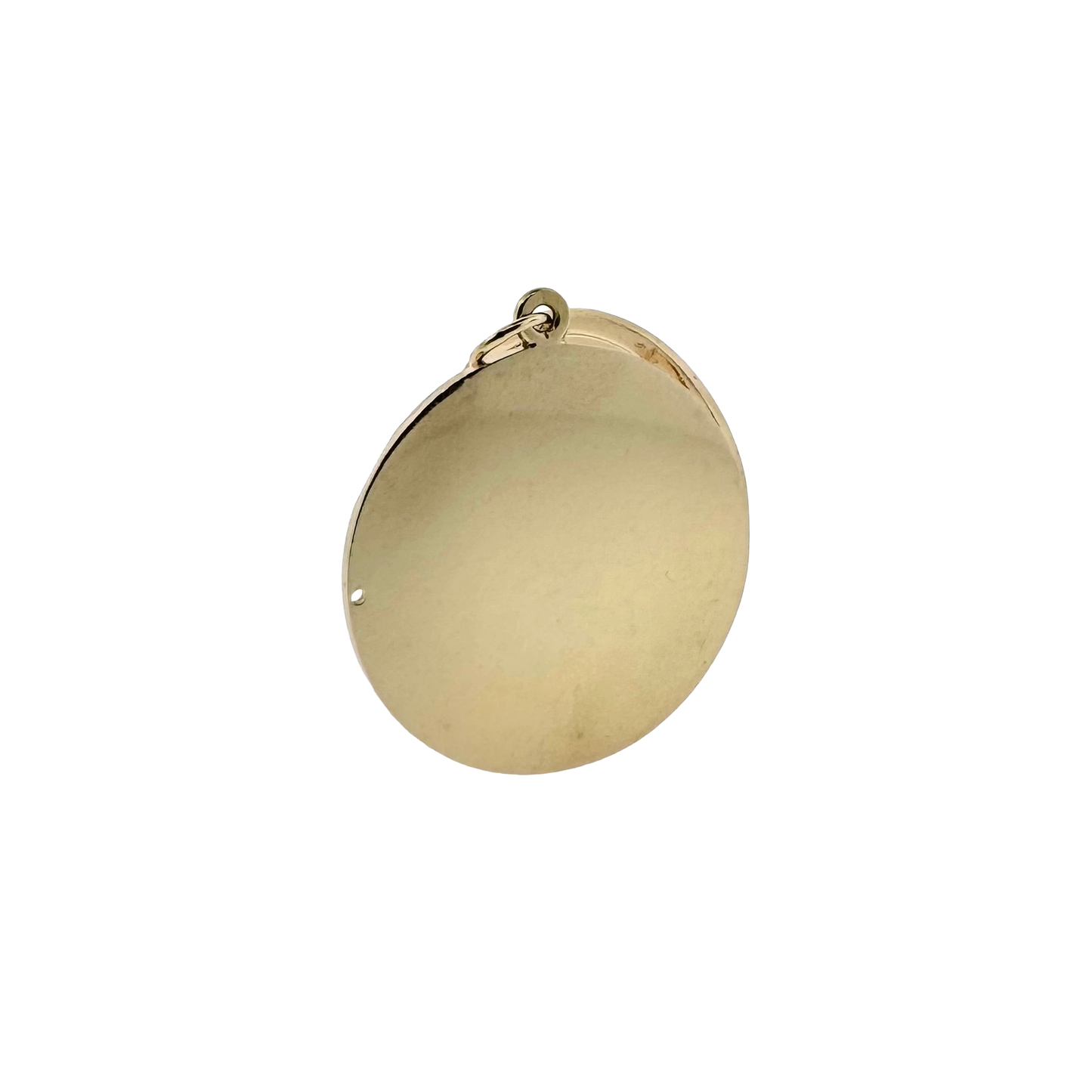 Estate 14k + St. Christopher Locket Pendant