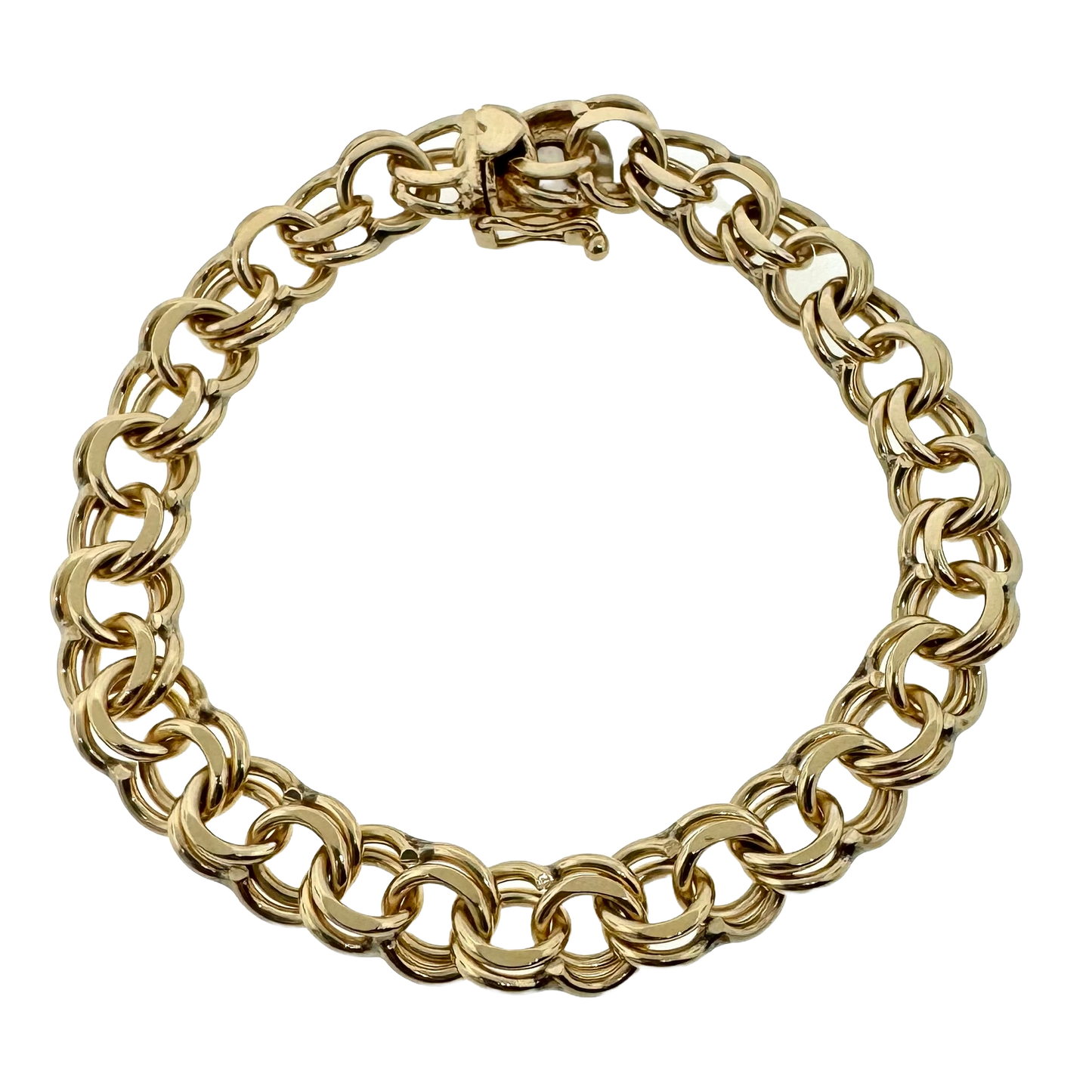 Estate 14k + Charm Bracelet 8.5mm
