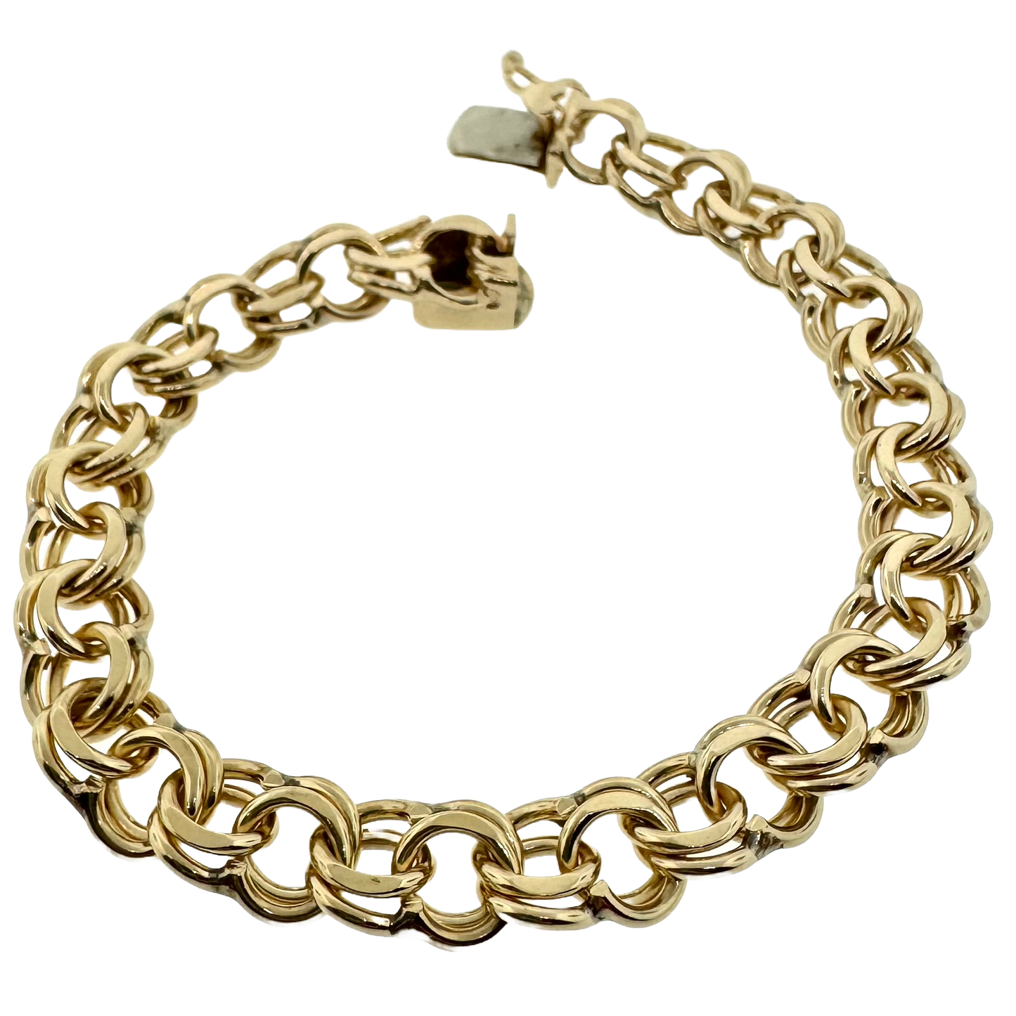 Estate 14k + Charm Bracelet 8.5mm