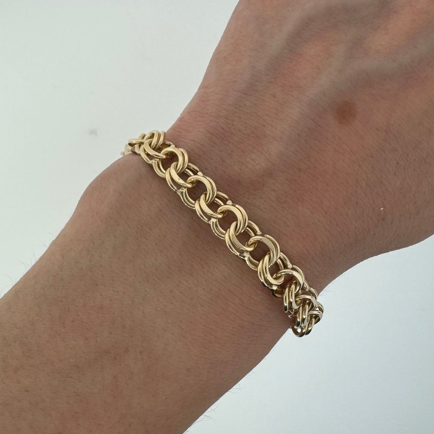 Estate 14k + Charm Bracelet 8.5mm