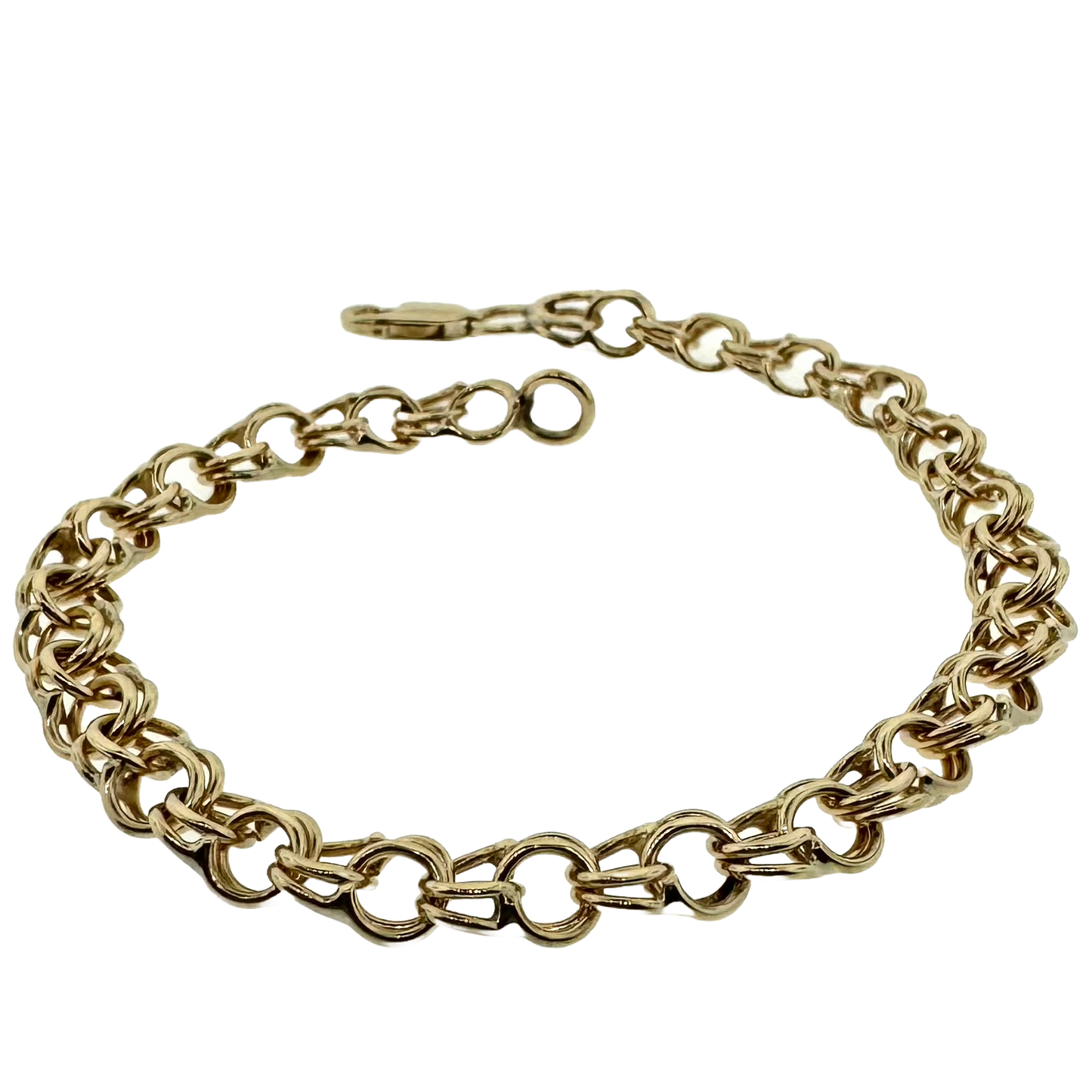Estate 14k + Charm Bracelet 6mm